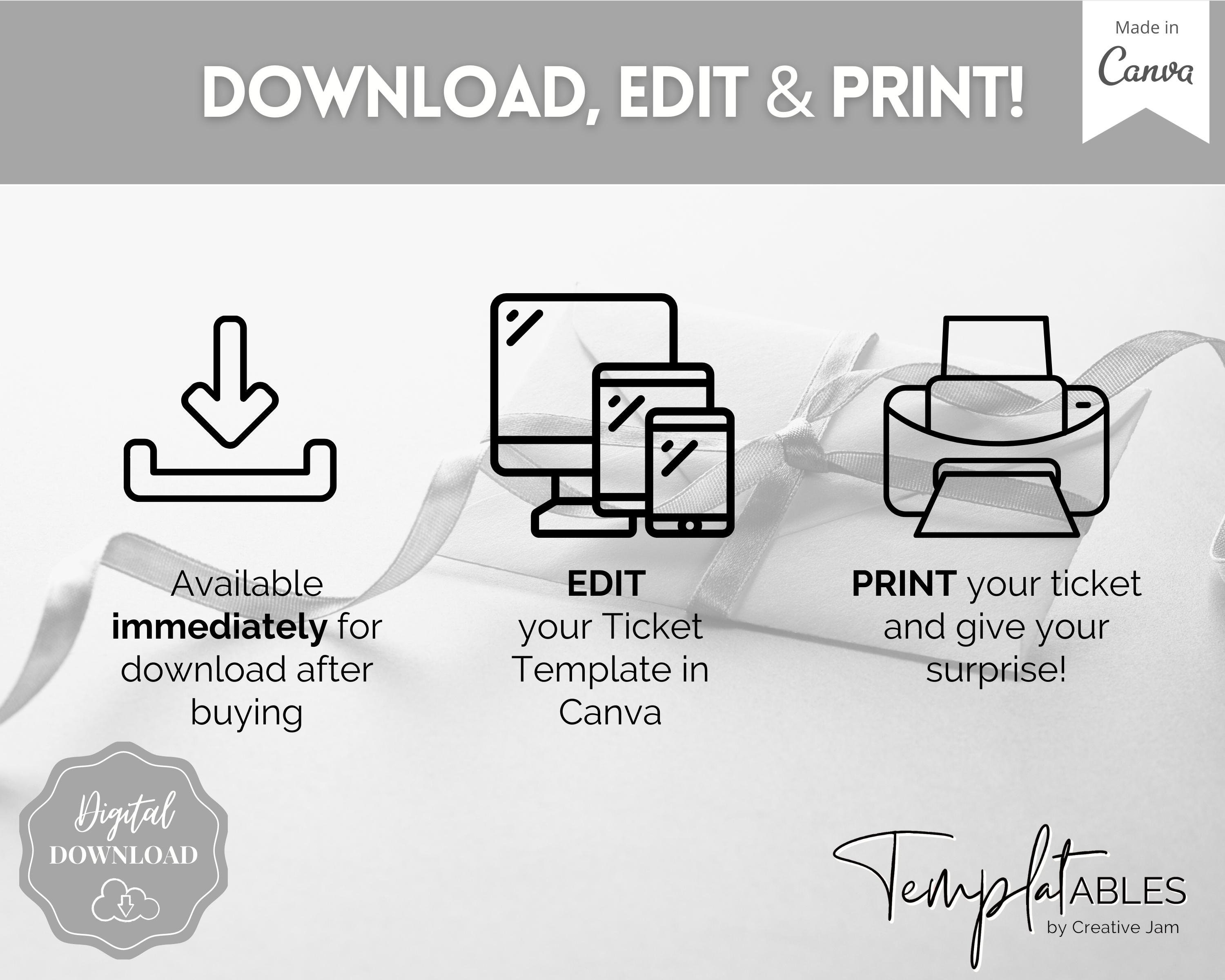 EDITABLE Boarding Ticket Template Surprise Boarding Pass Etsy editable-boarding-ticket-template-surprise-boarding-pass-etsy