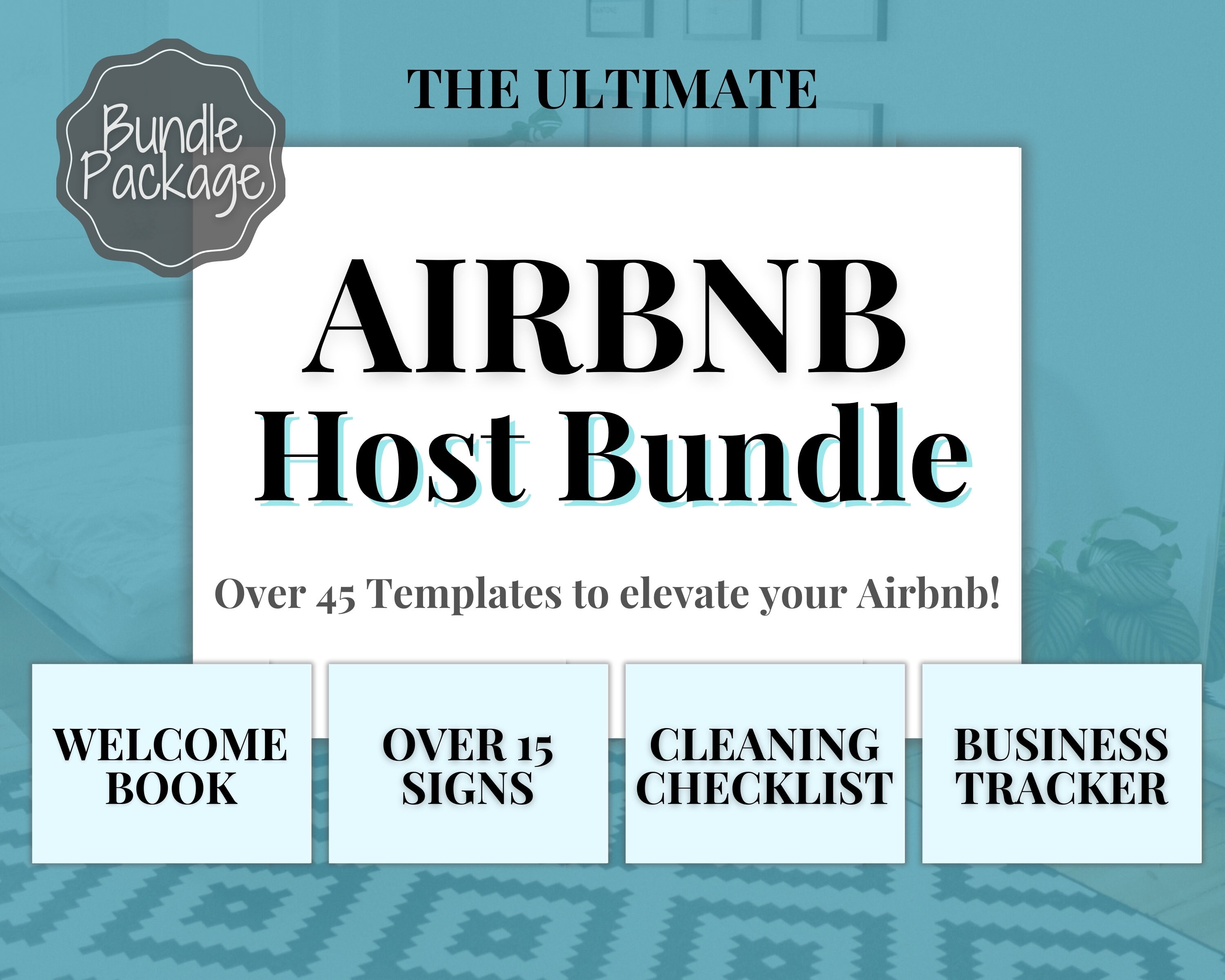 Airbnb Template Bundle Editable Airbnb Signs Welcome Book Etsy 日本