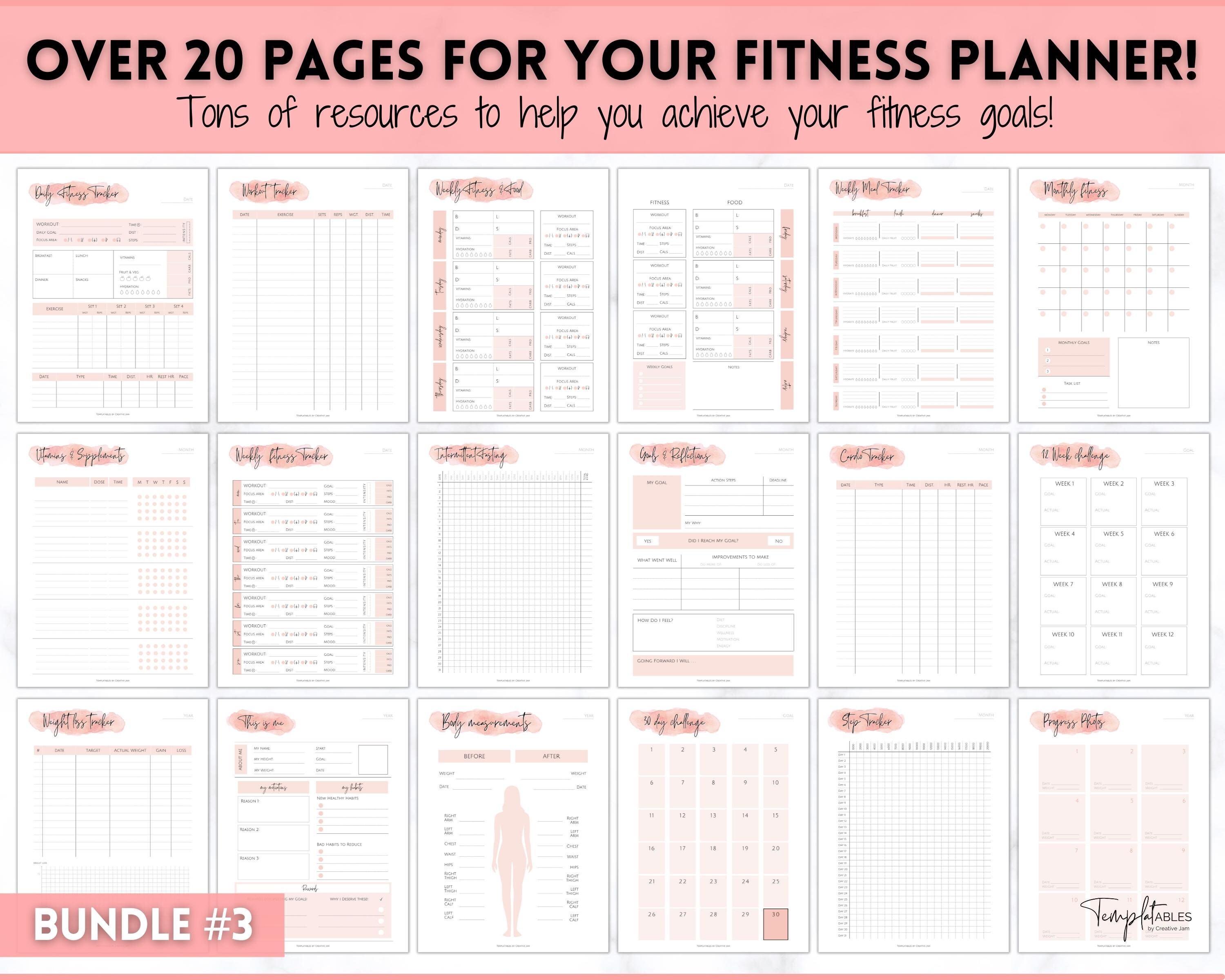 Ultimate PLANNER BUNDLE Printable Goal Planner Finances & | Etsy