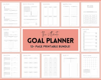 Goal Planner | Etsy