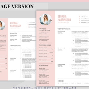 K&ouml;nnte beinhalten: Eine rosa und wei&szlig;e Lebenslaufvorlage mit professionellem Design. Die Vorlage enth&auml;lt Abschnitte f&uuml;r Profil, F&auml;higkeiten, Sprachen, Ausbildung, Berufserfahrung, Auszeichnungen und Zertifizierungen, technische F&auml;higkeiten, Referenzen und Hobbys. Die Vorlage ist f&uuml;r Bewerbungen konzipiert.