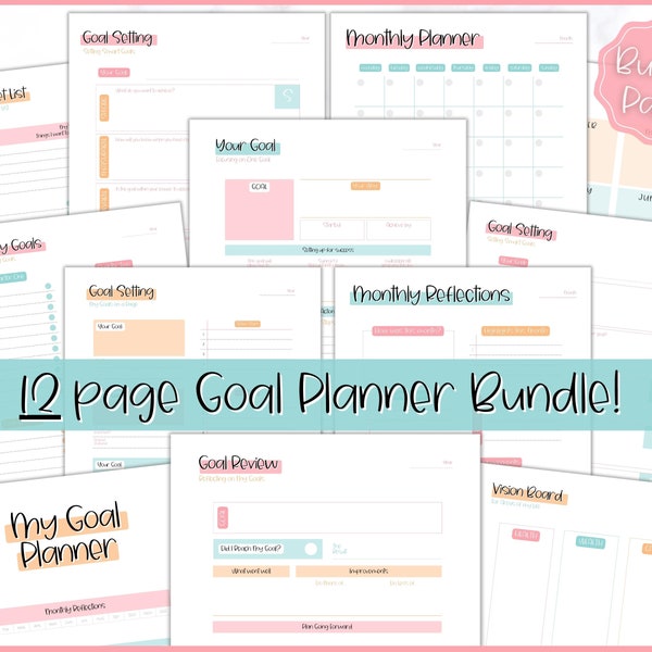 Goal Planner - Etsy