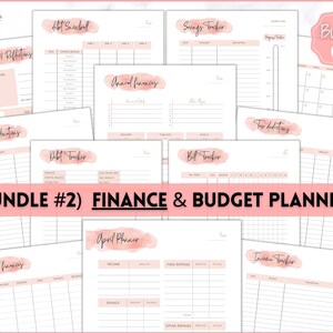 Ultimate PLANNER BUNDLE Printable Goal Planner Finances & | Etsy
