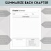 EDITABLE Chapter Summary Template, Study Guide, Textbook Outline Review ...