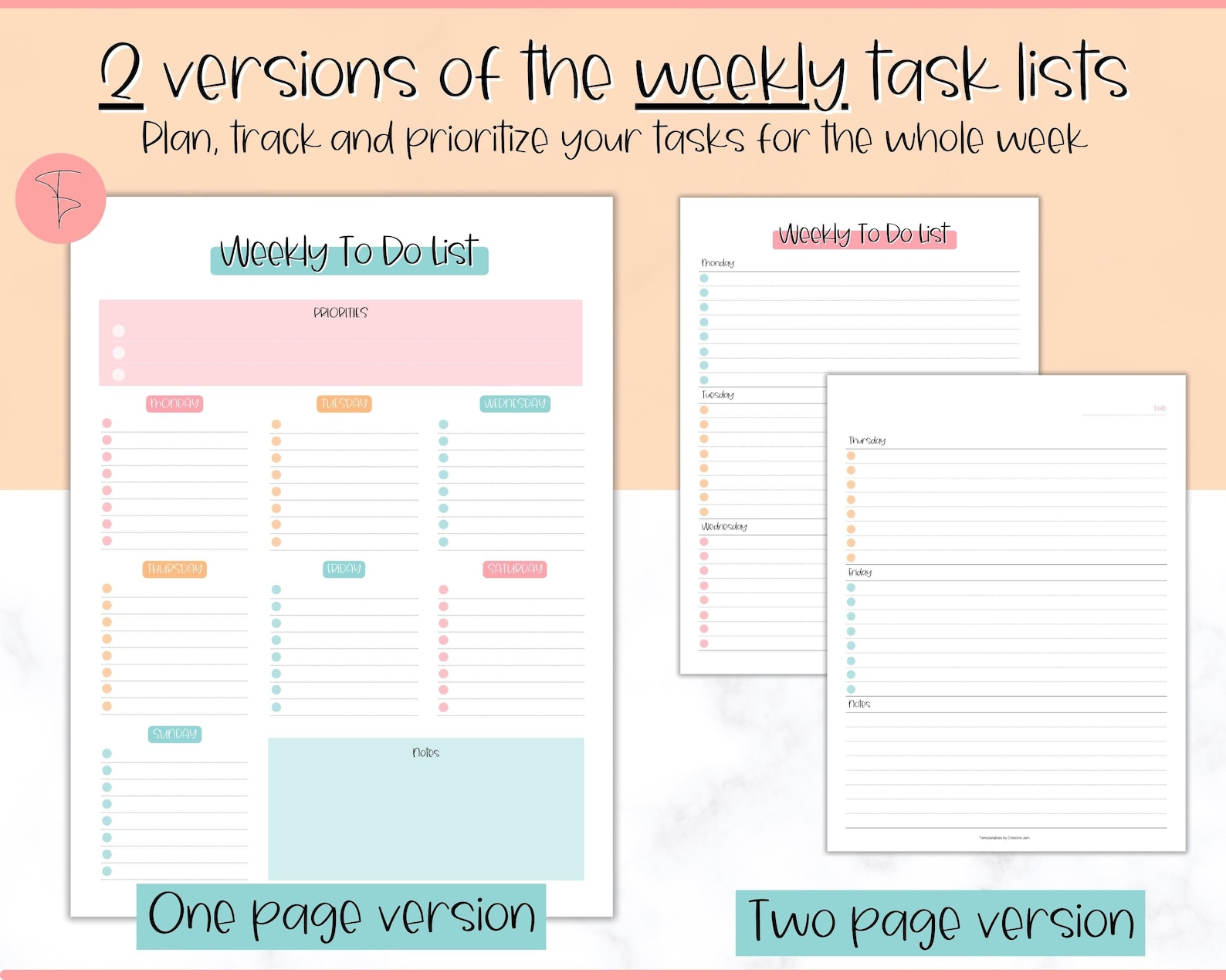 EDITABLE Brain Dump Template BUNDLE to Do List Printable - Etsy UK