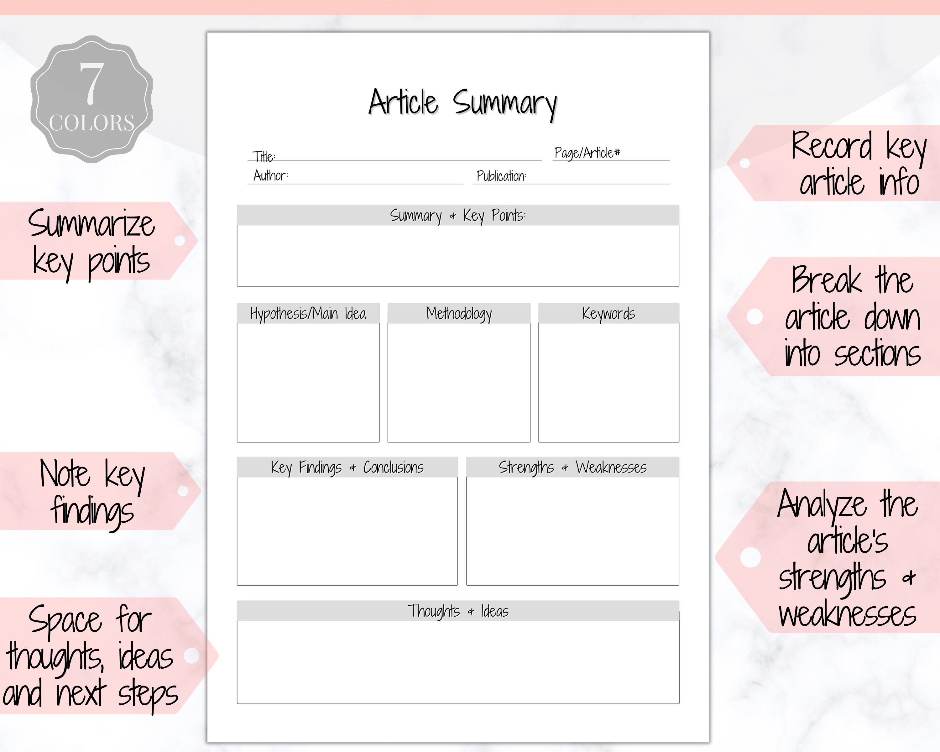article-summary-graphic-organizer
