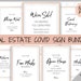 Real Estate Open House COVID SIGNS. Welcome Sign, Wear a mask, Social Distancing, Corona Virus Signs, Realtor Sign, Face Mask Sign, Signage 