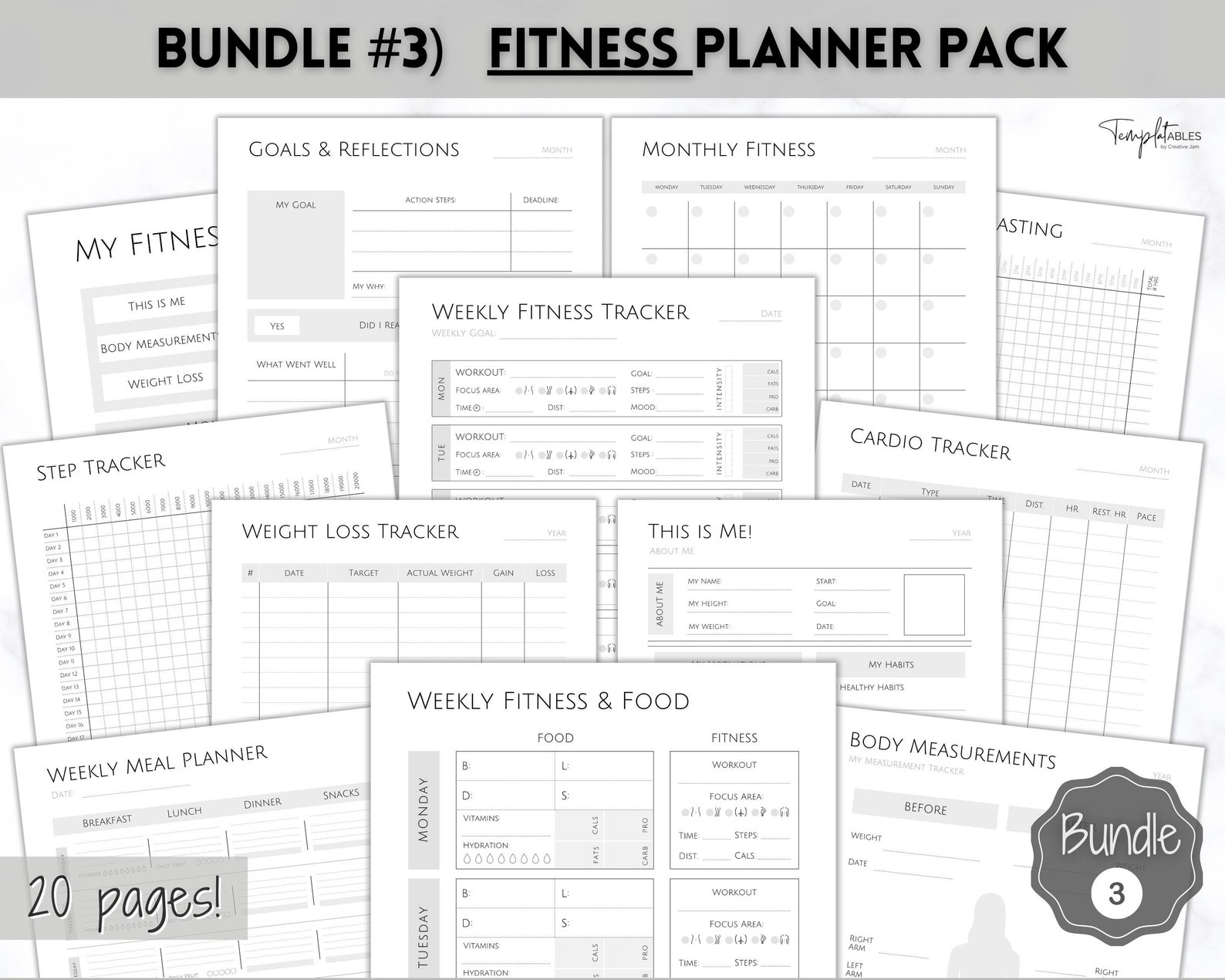 Ultimate PLANNER BUNDLE Printable Goal Planner Finances & - Etsy