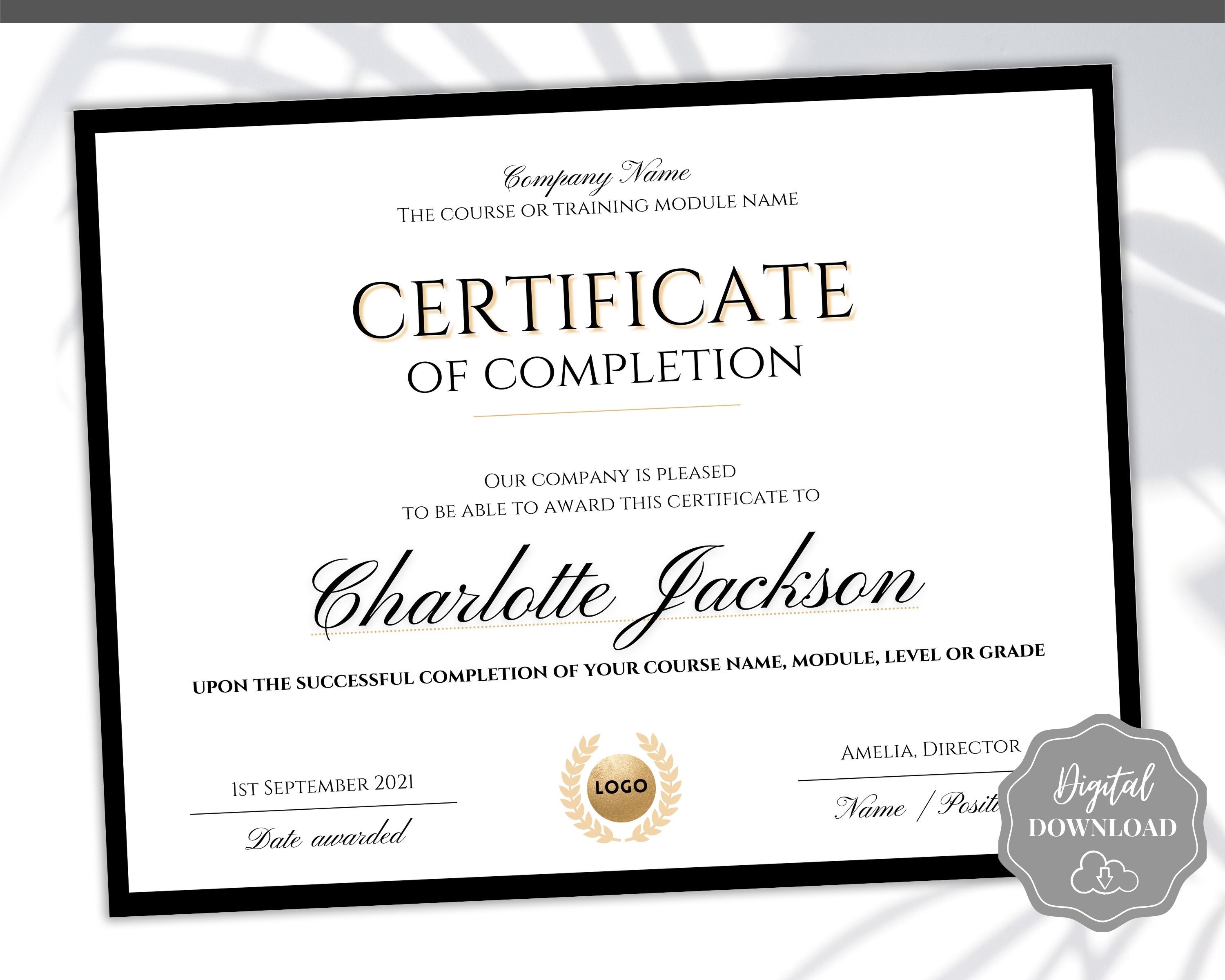Certificates of Completion
