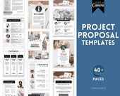 Project Proposal Template, Editable Business Proposal Templates, Project quote, Marketing Price List, Canva Pitch Deck, Small Business Plan