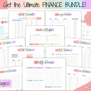 Paycheck Budget Planner, EDITABLE Budget by Paycheck Template, PDF Printable Budget Tracker, Finance Planner, Zero Based Budget Sheet Binder zdjęcie 10