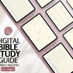 Digital Bible Study Journal, Bible Study Guide Templates, Soap, Notes, Verse Mapping, Christian Prayer, Bible Journaling, GoodNotes, iPad
