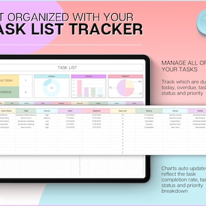 COLORFUL Client Tracker Spreadsheet, CRM Tracker, Small Business Owner ...