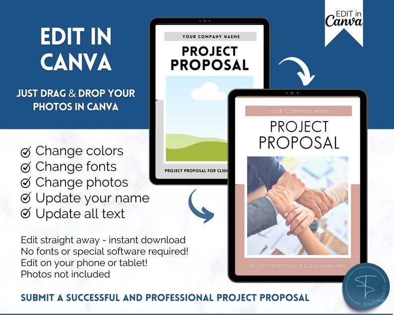 Project Proposal Template, Editable Business Proposal Templates ...