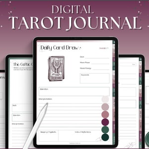 Tarot Card Journal: Tarot Journal, Tarot Cards Reading Journal Notebook,  Size 6X9, 120 Pages