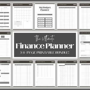 A5 Finance Planner BUNDLE Budget Planner Templates, Financial Savings ...