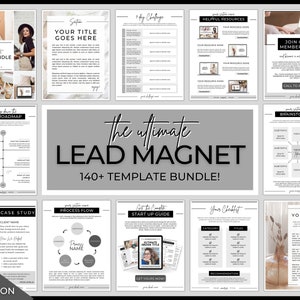 Lead Magnet Templates, Canva eBook, Workbook, Worksheets for Coaches, Bloggers. Opt In, Charts, Checklists, Planners, Webinar, Challenges