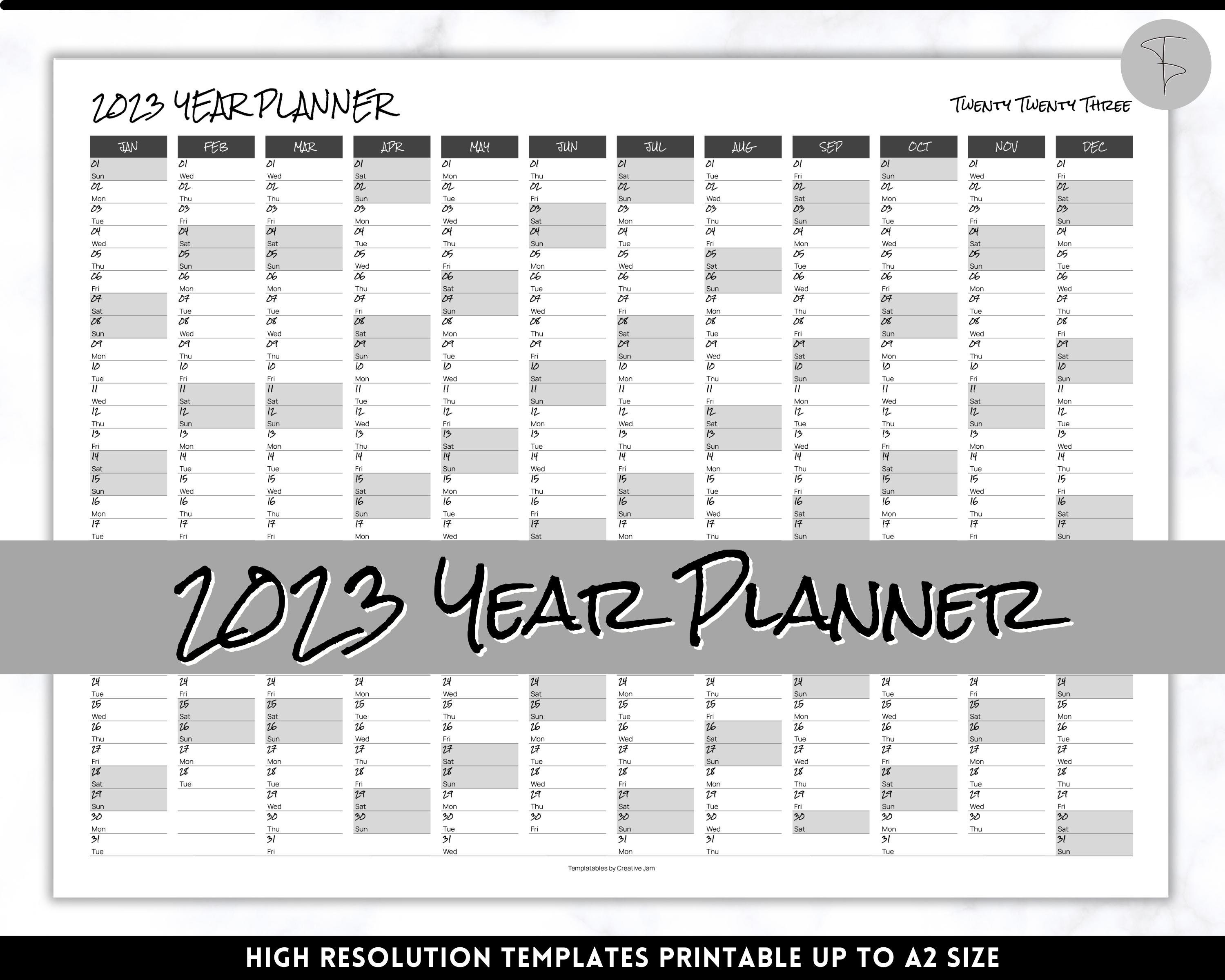 Agenda journalier 2023 A4 noir: Planificateur 1 page par jour de janvier  2023 à décembre 2023 avec heurs - Organiseur professionnel - Français