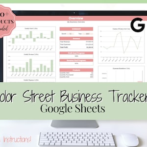 COLOR STREET Business Tracker. Google Sheets!  Income Expense, Product, Inventory, Nails, Spreadsheet Planner, Colorstreet Mani Stylist
