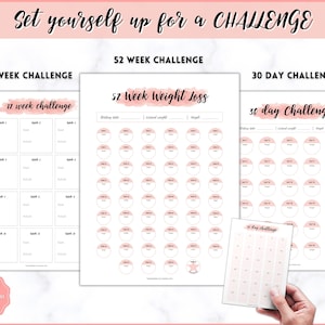 Weight Loss Tracker, Weightloss Journal, Fitness Planner Printable, Weight Loss Chart, Pounds Lost Tracker, Body Measurements, Meal Planner image 6
