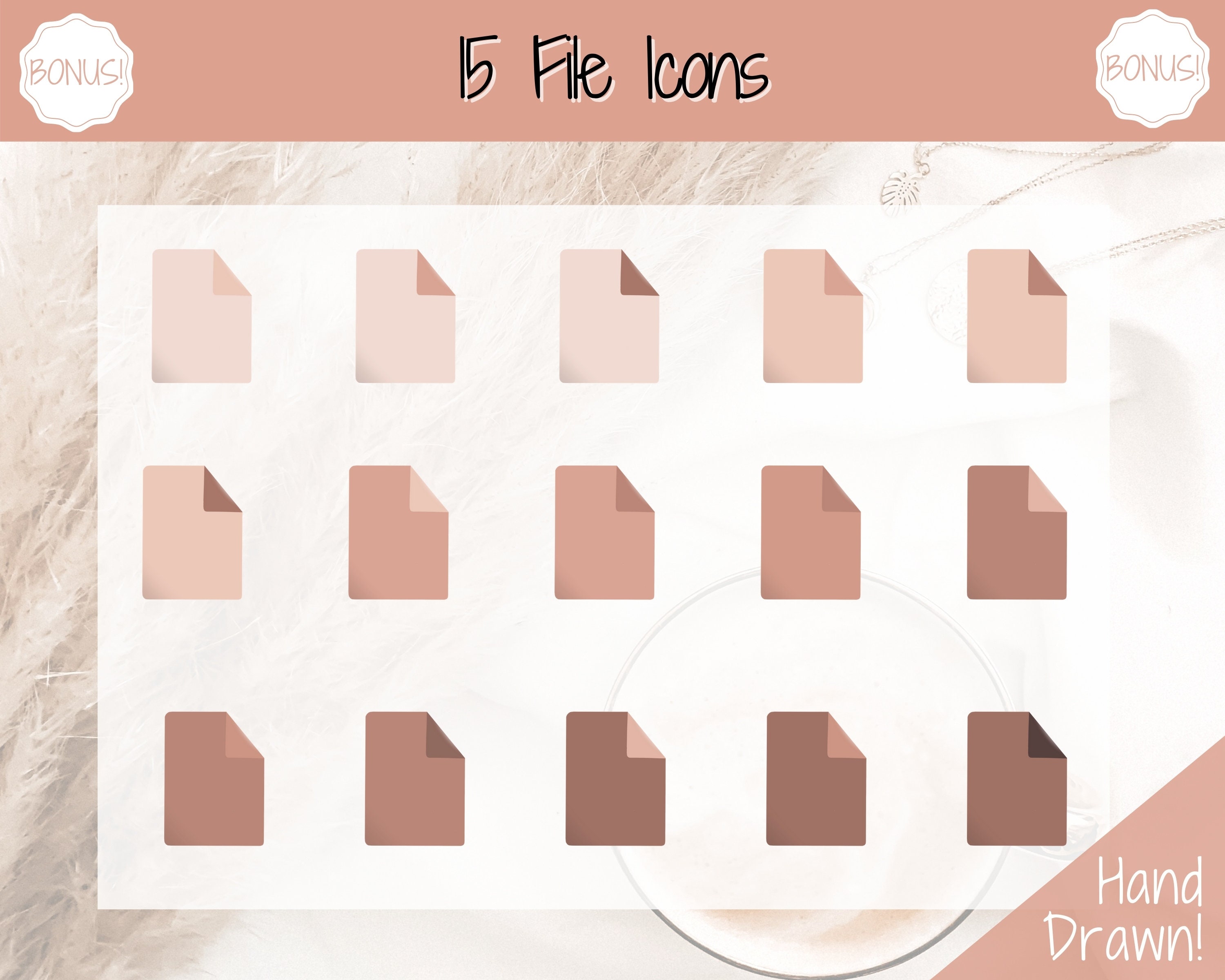 Neutral Desktop Folder Icons Mac Folder Icons Mac Desktop | Etsy