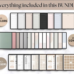 Digital Daily Journal, Goodnotes Notebook, Hyperlinked Digital Planner ...
