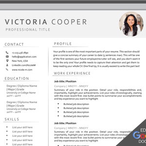 Plantilla de currículum profesional para GOOGLE DOCS. Plantilla de CV Profesional, Plantilla de CV Ejecutivo, Curriculum Vitae del Reino Unido, Minimalista, Gratis