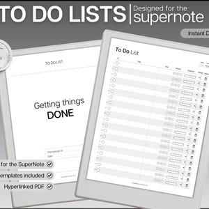 Template for Supernote, Digital To Do List, Supernote Template, Digital Task List, Brain Dump Template, Supernote Planner, a5x a6x