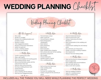 Hochzeits-Timeline, Hochzeits-Checkliste, Hochzeits-Countdown, Hochzeitsplaner, Hochzeitsbinder-Kit, Hochzeitsplaner, To Do-Liste