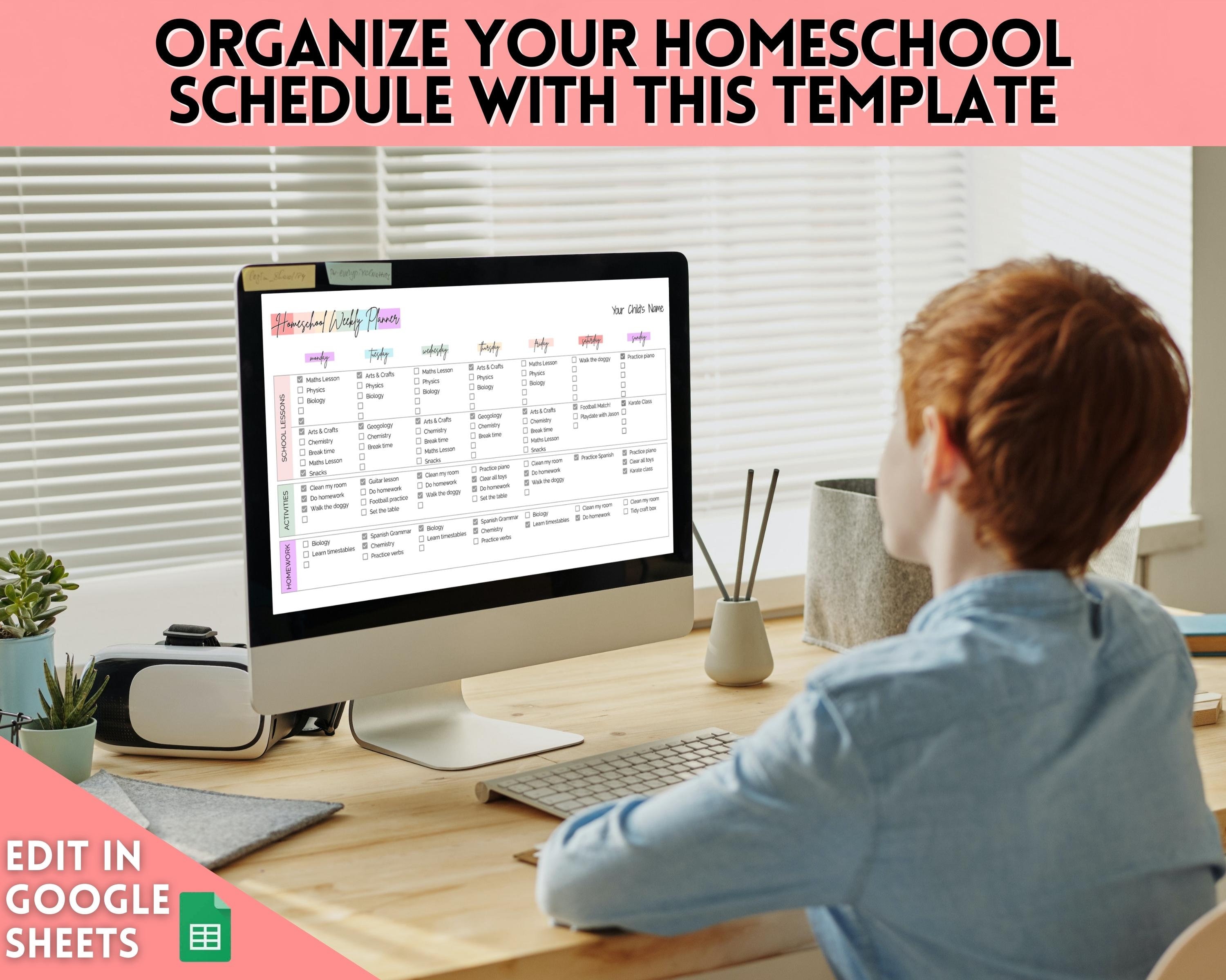 EDITABLE Lesson Plan Template, Weekly Lesson Planner Spreadsheet ...