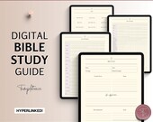 Bible Study Guide, Digital Bible Study Journal Templates, Soap, Notes, Verse Mapping, Christian Prayer, Bible Journaling, GoodNotes, iPad
