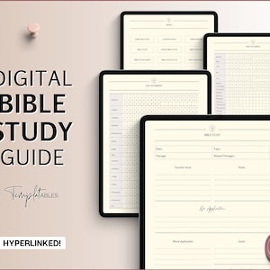 Bible Study Guide, Digital Bible Study Journal Templates, Soap, Notes, Verse Mapping, Christian Prayer, Bible Journaling, GoodNotes, iPad