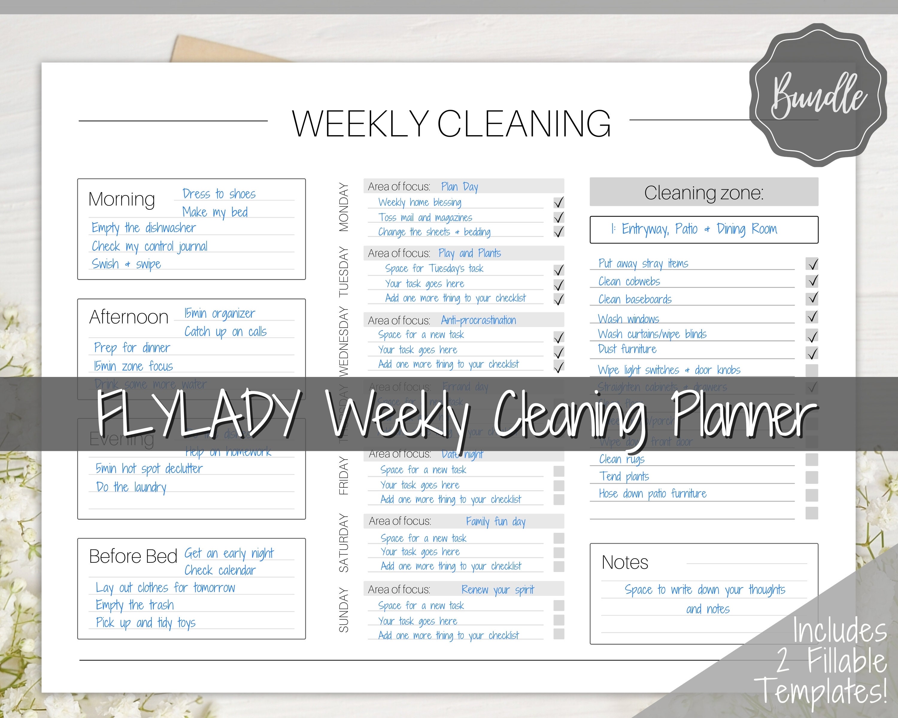 Fly Lady Cleaning Schedule Printable Printable Word Searches