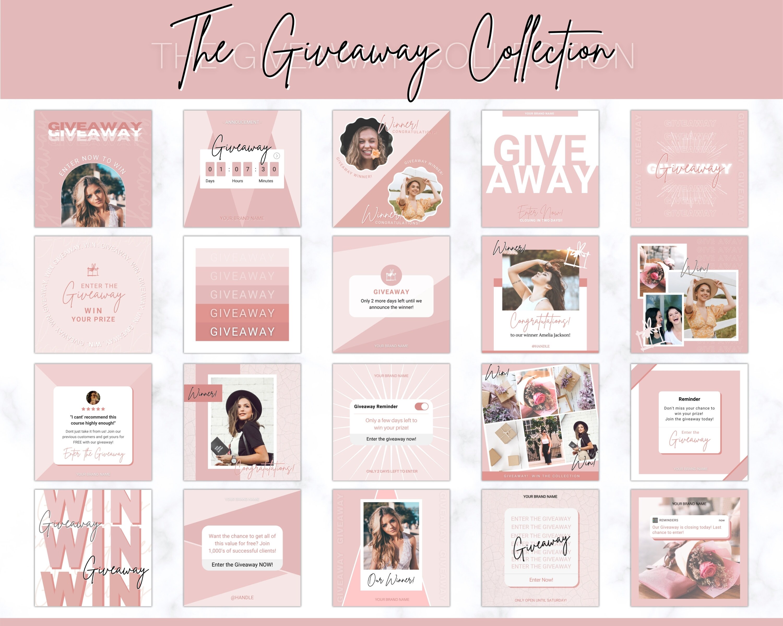 Create The Ultimate Instagram Giveaway (Free Template Included