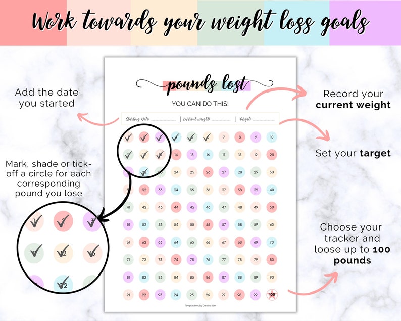 motivational weight loss tracker