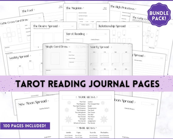 eBook Bundle: 2023 Tarot Planner, The Ultimate Guide to Tarot Card Meanings  and Card Meanings Workbook