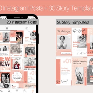 50 Podcast Instagram Templates. Canva Template Pack. Instagram Square ...