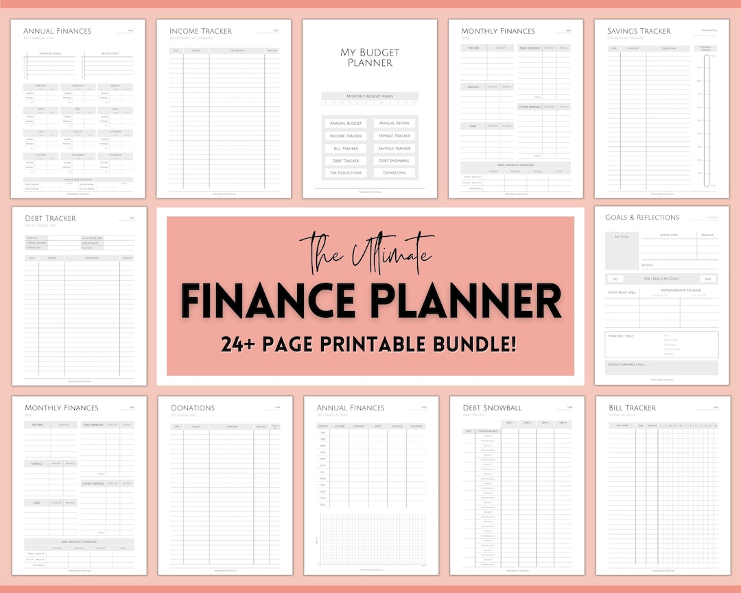 Budget Planner & Budget Book - 12-Month Finance Planner, Monthly Bill  Organizer, Budget, Debt, Saving & Expense Tracker With Budget Stickers -  Track Your Expenses, Income and Savings - Achieve Your Financial