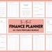 Finance Planner BUNDLE! Budget Planner Templates, Financial Savings Tracker Printable Binder, Monthly Debt, Bill, Spending, Expenses Tracker