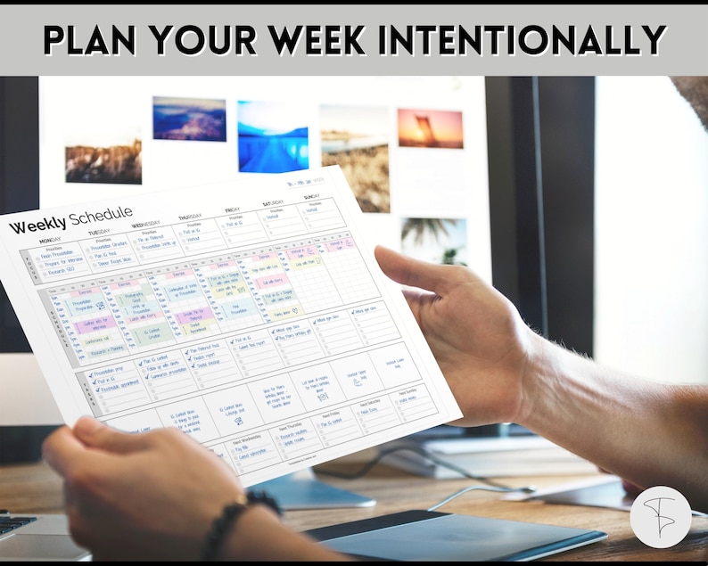 Weekly to Do List Printable, Weekly Schedule, Checklist PDF, Minimalist ...