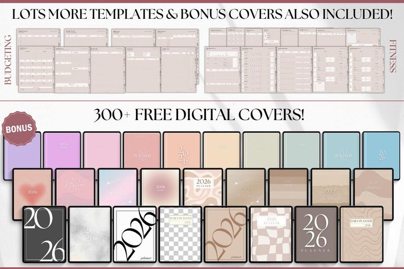 Digital Planner 2026, Colorful Goodnotes Planner, Daily Weekly, Monthly ...