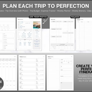 Ultimate Travel Planner Printable BUNDLE, Trip Planner, Vacation ...