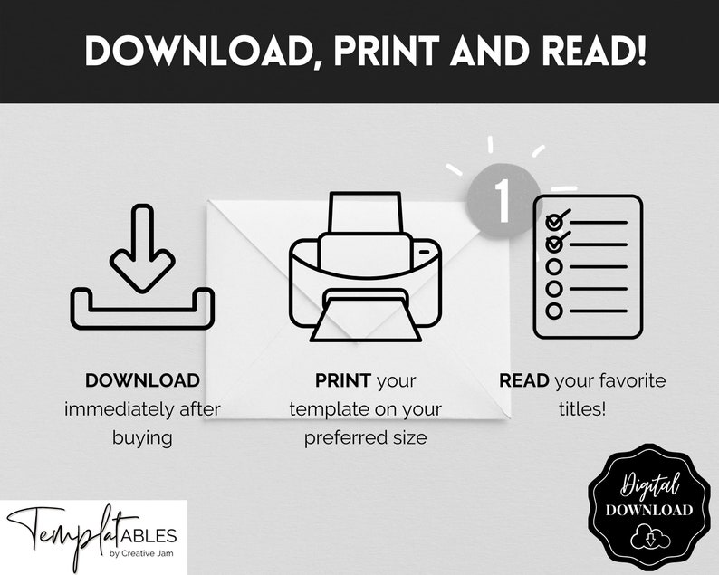 Kids Reading Log Reading List Printable Summer Reading Etsy