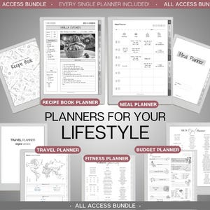 Supernote | ALL ACCESS template pack | 2026 Daily Planner, Digital To Do List, Meeting Minutes, Journal & Notebook, Calendar, a5x, a6x image 8