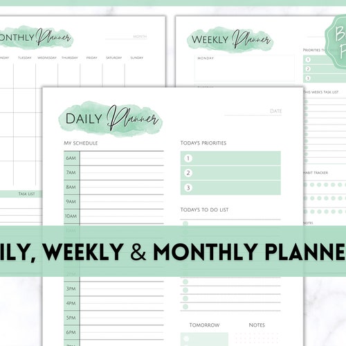 To Do List Printable Hourly Planner Checklist. Undated Weekly - Etsy UK