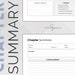EDITABLE Chapter Summary Template, Study Guide, Textbook Outline Review ...