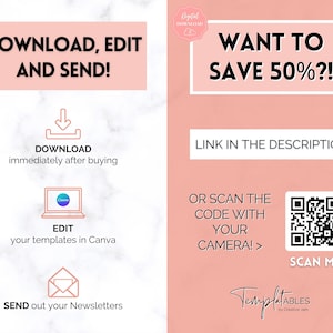 Newsletter Template, 45 Editable Canva Templates, Monthly, Real Estate ...