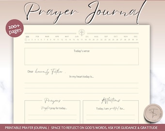 Gebedsdagboek, op geloof gebaseerde planner, christelijk dagboek, Bijbelstudiegids, dankbaarheidsdagboek, dagelijks gebed, devotional journaling, voor vrouwen