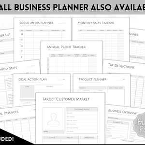 Product Planner Template, Small Business Plan, Printable Product Launch, Pricing, Packaging, Costs, Supplies, Inventory, Etsy Seller Listing image 8