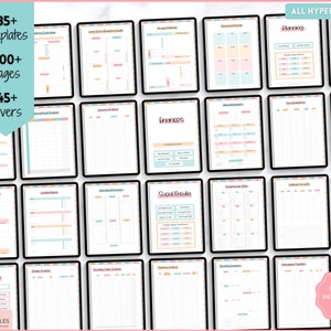 Digital Small Business Planner, Undated Trackers, Social Media, Finances, GoodNotes Digital Journal, Monthly, Weekly, Side Hustle, iPad image 9